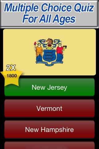 US State Flags Practice Quiz - The Free Educational United States Flag Trivia Game screenshot 2