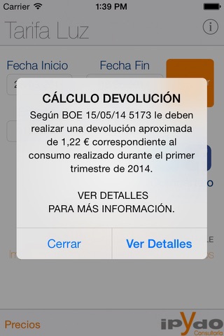 Tarifa Luz - Consultoría ipYdo screenshot 3