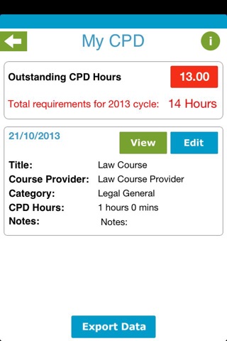 ALG Legal CPD Tracker App screenshot 4
