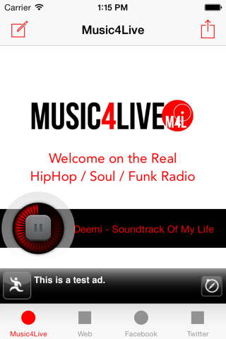 Music4Live : HipHop / Soul / Funk Radio screenshot 3