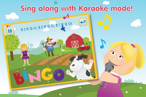 Kids Apps ∙ Bingo ABC alphabet phonics song. Interactive Nursery Rhymes with Karaoke music.のおすすめ画像1