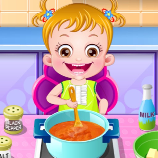 Baby Make Dinner Herself - for 2014 Holiday & Play With Rabbit iOS App