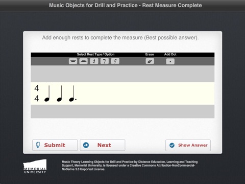 Complete Measure with Rests screenshot 2