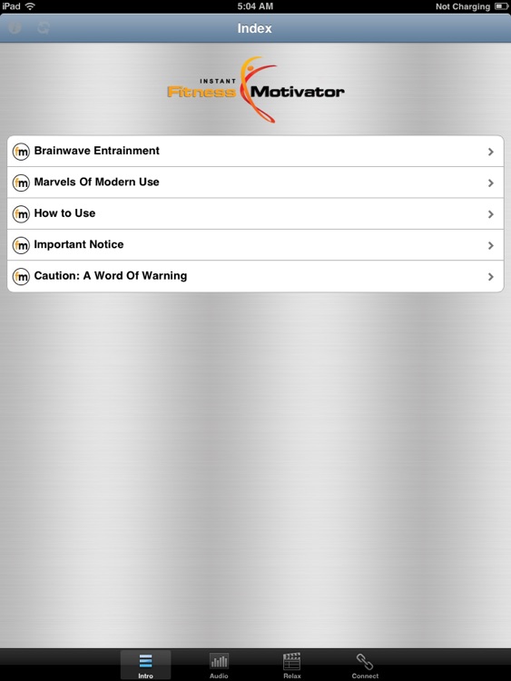 Fitness Motivator Hypnosis for iPad