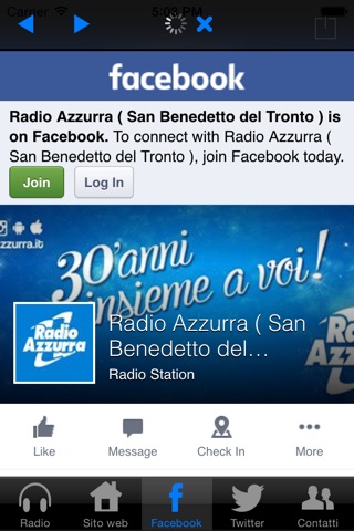 Radio Azzurra San Benedetto T. screenshot 2