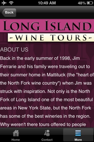 Long Island Wine Tours screenshot 4