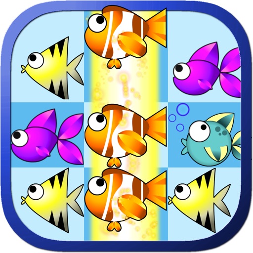 A Big Gold Fish Match 3 Mania Game – Big Action Puzzle Fun in the Sea!