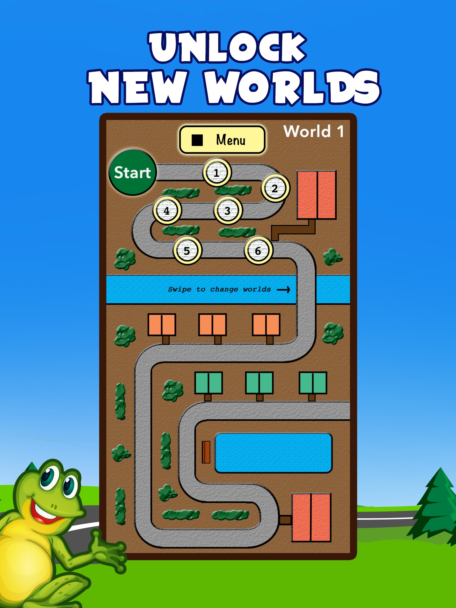 Froodie: Frog free jump - Frogger Froggy for iPad screenshot 3