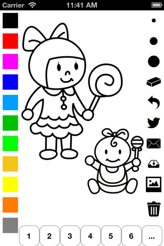 Family Coloring Book for Children: Learn to draw and color parents, grandparents and kids!! screenshot 4