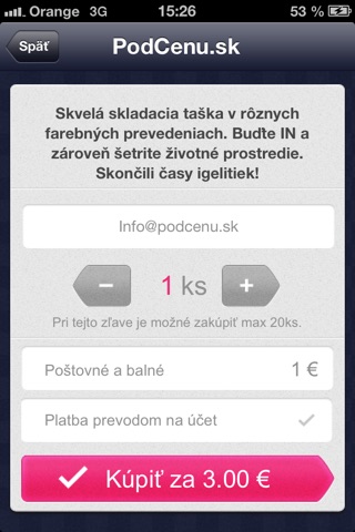 PodCenu.sk screenshot 3