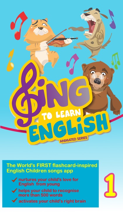 Sing to Learn English Animated Series 1