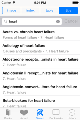 Oxford Handbook of Cardiology screenshot 4