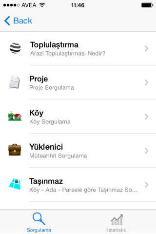 TVK Arazi Toplulaştırma Projeleri Yönetim Programı screenshot 2