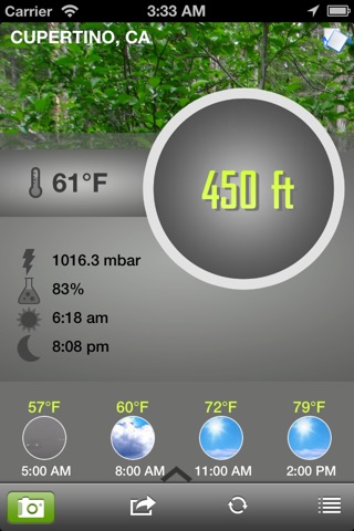 AltiGram - Altimeter with a Photo screenshot 2