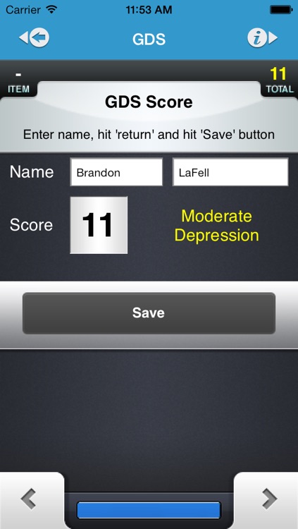 Geriatric Depression Scale