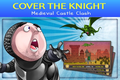 Cover the Knight: Defender Castle Clash Lite - A Physics and Puzzle Game screenshot 2