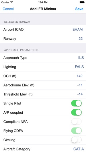 AeroPlus IFR Minima(圖3)-速報App