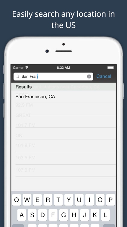 ClearFM -- FM Transmitter station finder