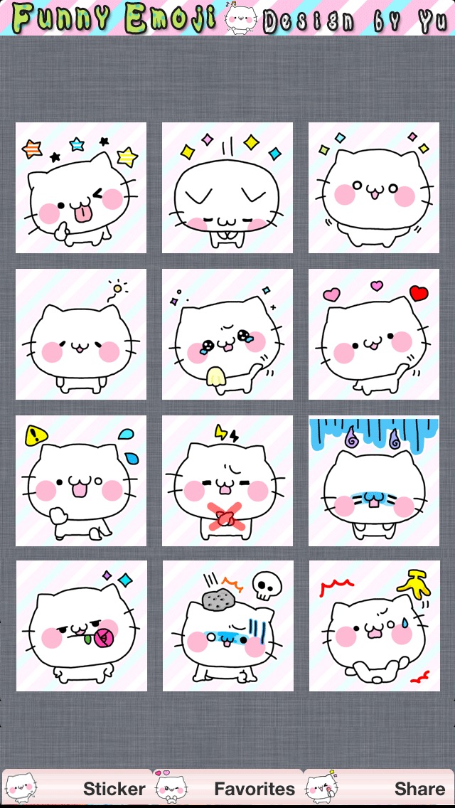 無料スタンプ イラスト By Yu チャットアプリで送れる絵文字 スタンプ アプリ Iphoneアプリ Applion