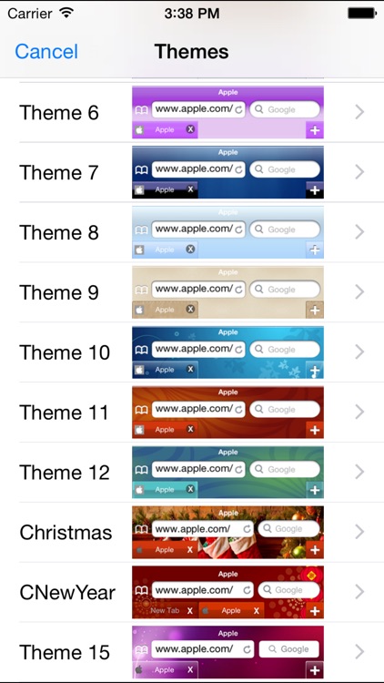 Fast Web Browser Free - New automatic full screen firefox chrome like themes edition