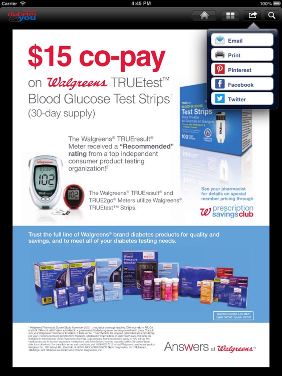 Walgreens Diabetes & You screenshot-3