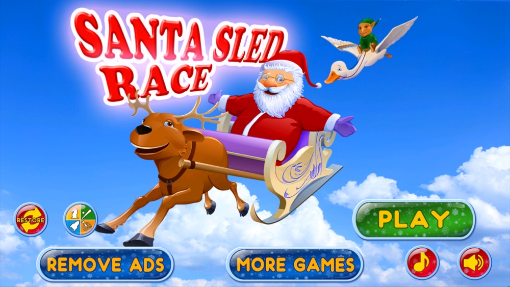 Santa Sled Race