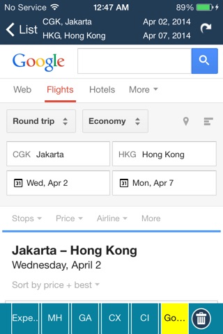 Jakarta Airport + Flight Tracker CGK Garuda Lion citilink Sriwijaya screenshot 4