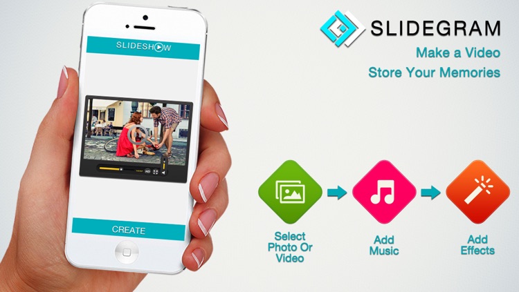 SlideGram Pro - Image slideshow to Video conversion editor for instagram
