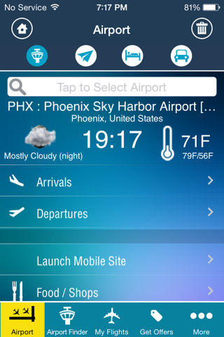 Phoenix Airport Info + Radar screenshot 2