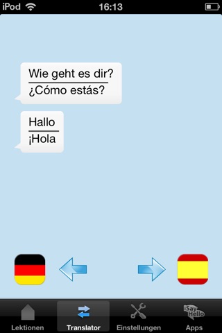 iSayHello German - Spanish screenshot 4