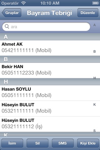 Toplu Sms Pro screenshot 2