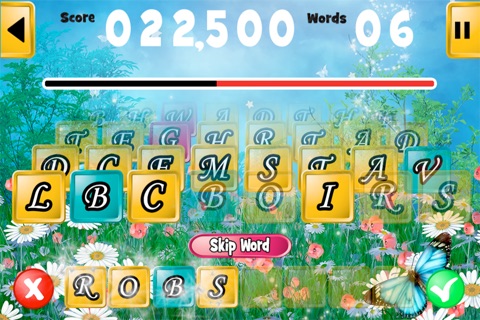 Hidden Garden Word Scramble screenshot 3