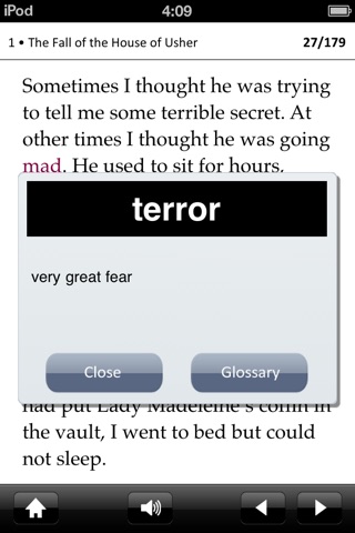 Tales of Mystery and Imagination: Oxford Bookworms Stage 3 Reader (for iPhone) screenshot 3