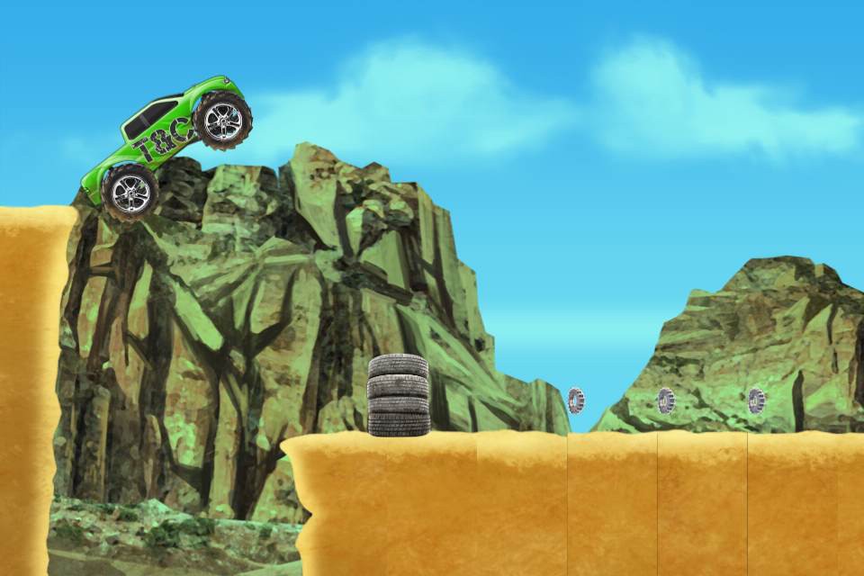 A Monster Truck Desert Run – Free HD Racing Game screenshot 3