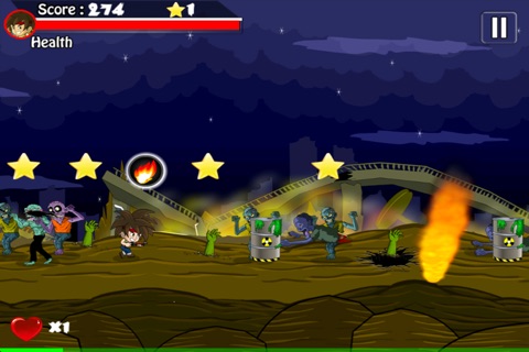 The Zombie Attack Arcade Lite Game screenshot 2