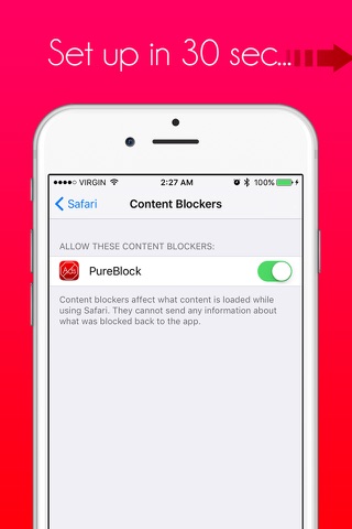 PureBlock: Ad Blocker, Faster Web Browsing Save Data & Money screenshot 2