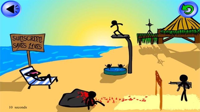 Stick Save - Stickman Beach Party(圖2)-速報App