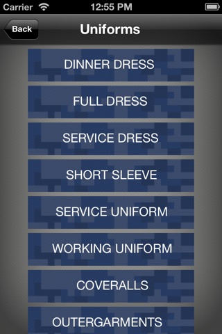 Uniform Guide Navy screenshot 3