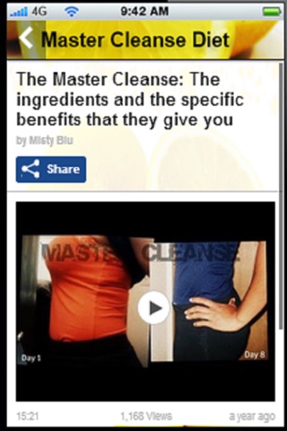 GreatApp - for Master Cleanse Diet Edition:The Master Cleanse and the Lemonade Diet+ screenshot 3
