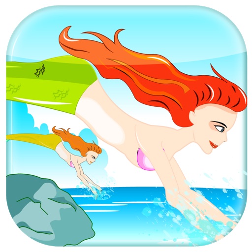 Mermaid Swimming Race - Marine Flapper Speedy Dash Frenzy icon