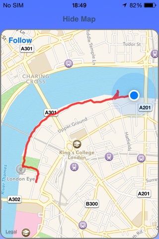 Walking GPS screenshot 4