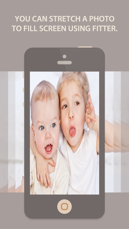 Fitter - Fit, Stretch, Fix, Flip, Rotate, Scale, Zoom, Crop, Edit and Position your photos for a custom Lock Screen & Home Screen Wallpaper for iOS 7