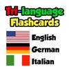 Flashcards - English, German, Italian