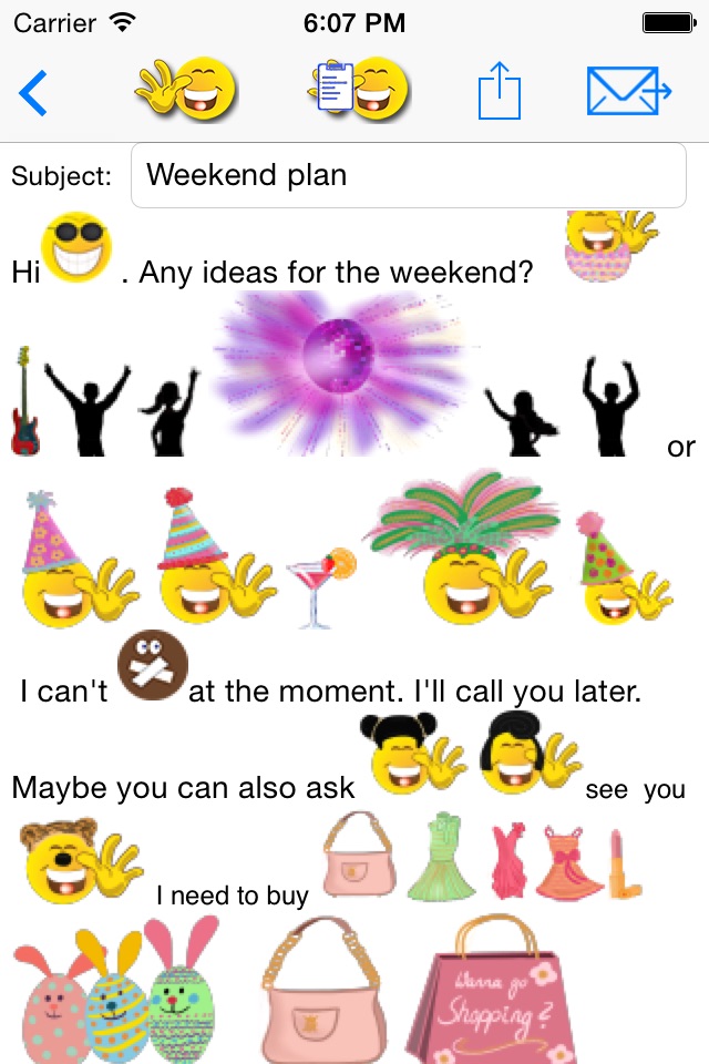sMaily free  - the funny smiley icon email App with Stickers for WhatsApp screenshot 2