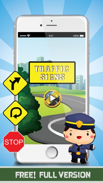 Traffic Signs Flashcards: English Vocabulary Learning Free For Family & Kids!