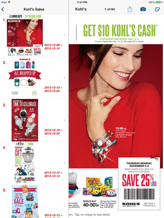 Weekly Circulars, Sales, Deals & Coupon Savings, Ads for Shopping at Target, Walmart, Macy's, Walgreens, Costco, Kmart for iPad