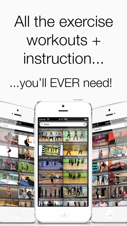 Fitness Videos - Pilates, Yoga, Zumba, Core Strength Workouts! screenshot-0
