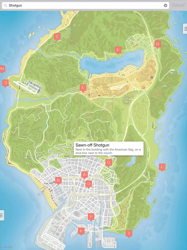 Iphone Ipadアプリ Interactive Map For Gta 5 Unofficial 未分類 Applerank アップルランク