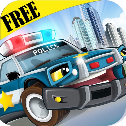 A Friendly Police Race Game FREE: Local Cop Car Cool racing Fun Adventure for kids Icon