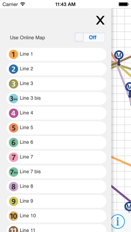 Paris Métro - transport offline map screenshot-4
